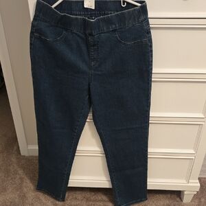 Karen Scott Dark Blue Jeans